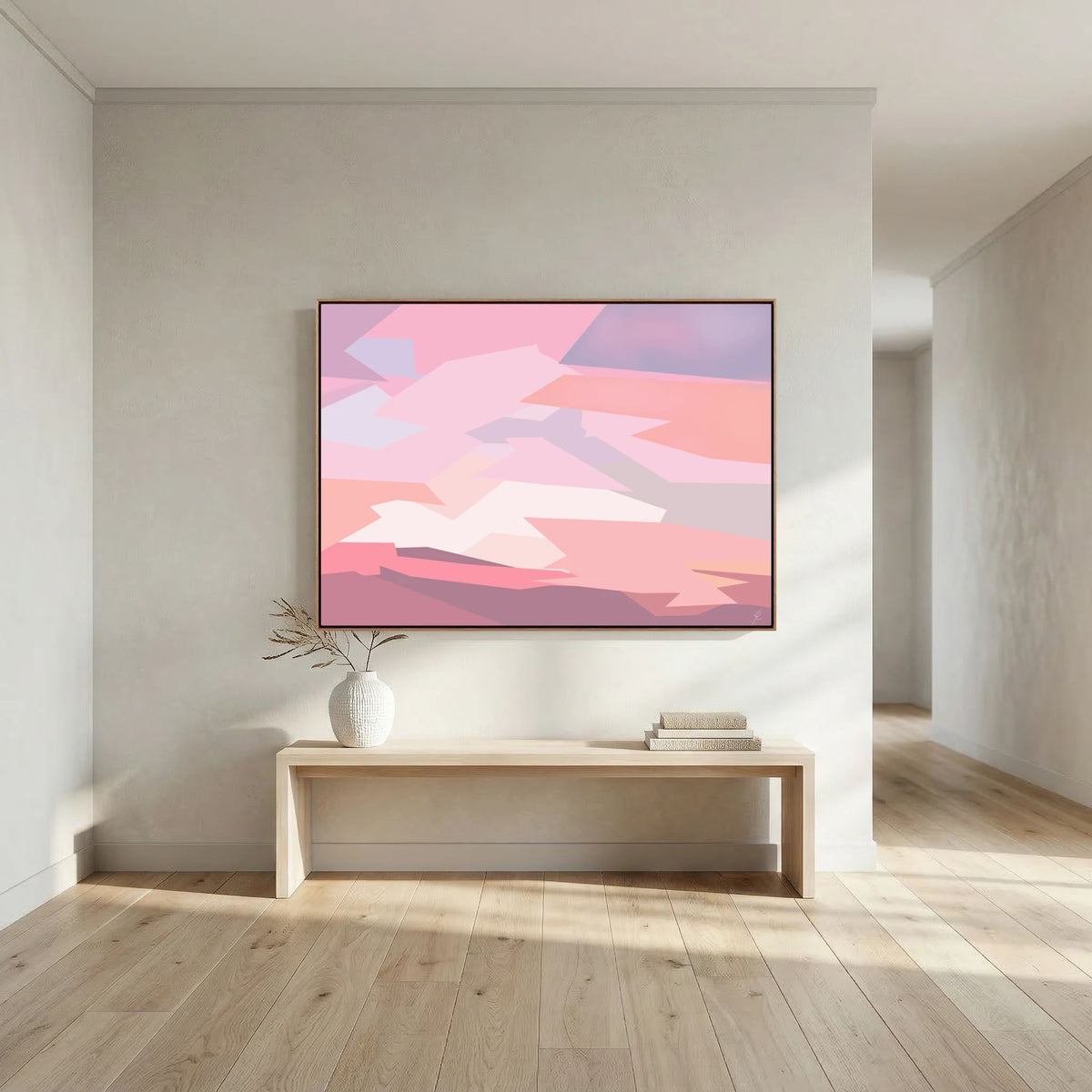 Blush Cloud Abstract No.1