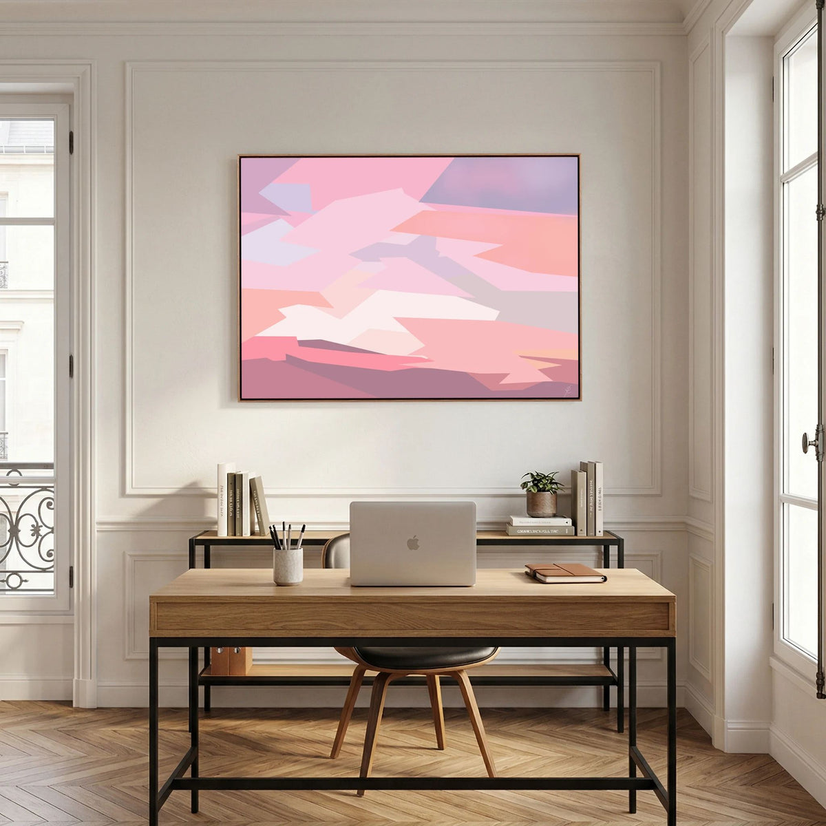 Blush Cloud Abstract No.1
