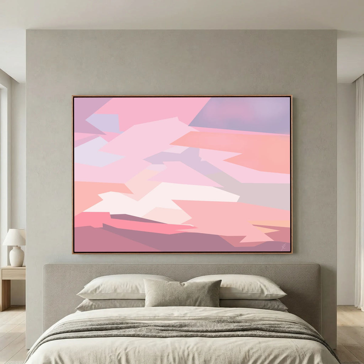 Blush Cloud Abstract No.1