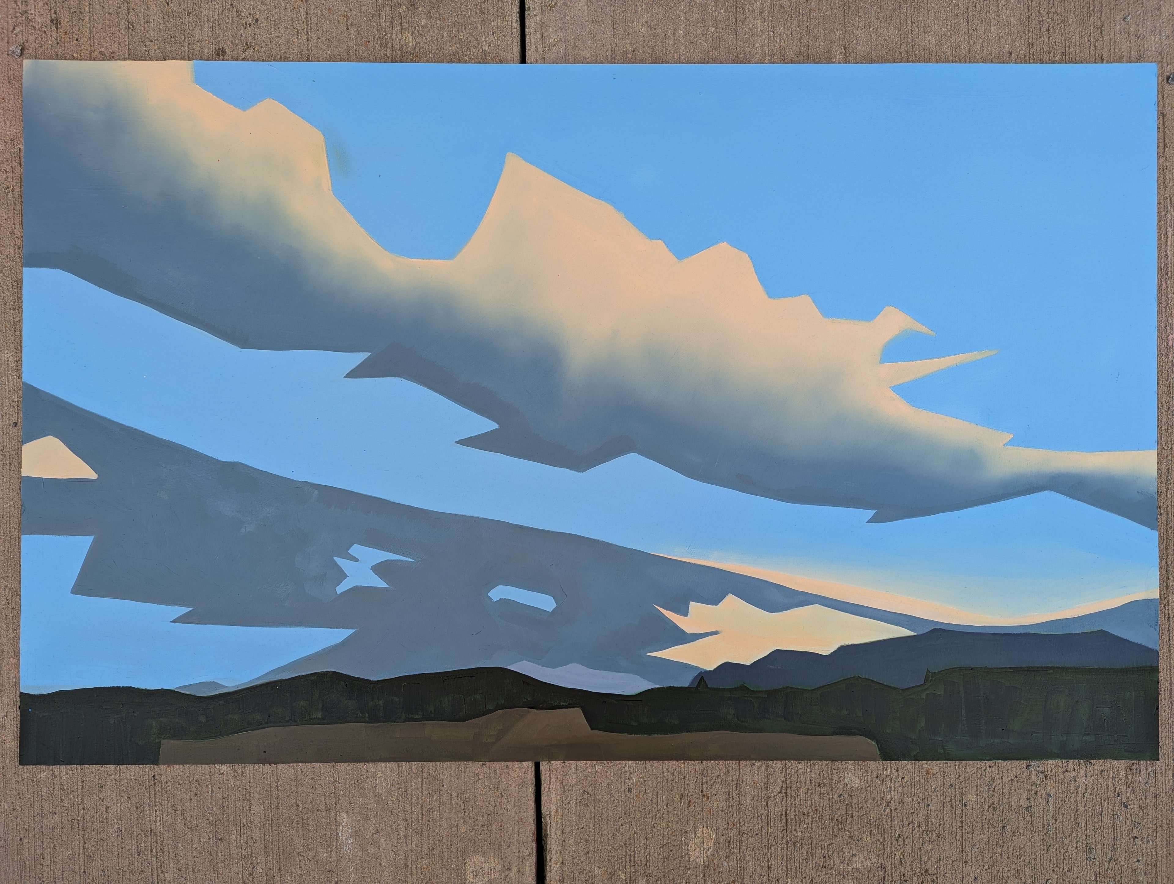 Clouds Passing Over the Glen